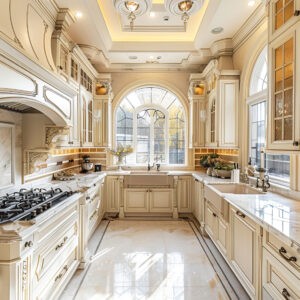 Kitchen tile in historic home